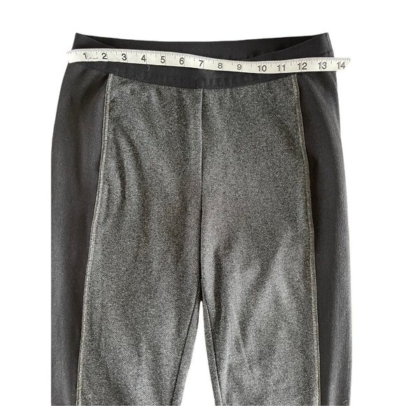Eileen Fisher Recycled Polyester Herringbone Stretch Leggings ‎ Side Stripe XS - Picture 8 of 10